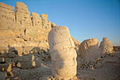 Nemrut Dagi Milli Parki, the tomb of King  Antiochos I, east terrace